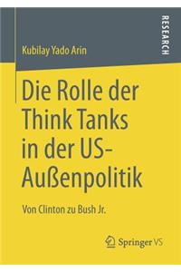 Rolle Der Think Tanks in Der Us-Außenpolitik