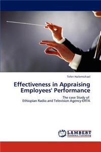 Effectiveness in Appraising Employees' Performance