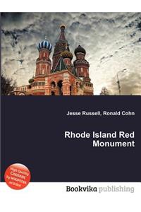 Rhode Island Red Monument