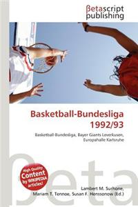 Basketball-Bundesliga 1992/93