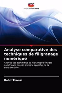 Analyse comparative des techniques de filigranage numérique