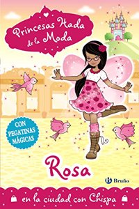 Peincesas hada de la moda Rosa en la ciudad con chispa