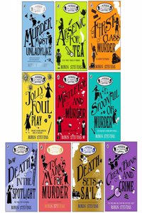 A Murder Most Unladylike Mystery Series 10 Books Collection Set by Robin Stevens (Murder Most Unladylike,Arsenic For Tea,First Class Murder,Jollyfoul Play,Mistletoe and Murder,Top Marks For Murder..