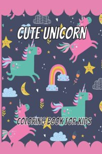 Cute Unicorn Coloring Book