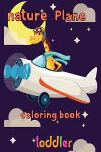 nature Plane Coloring Book toddler