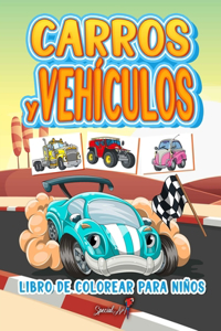 Carros y Vehículos - Libro de Colorear para Niños