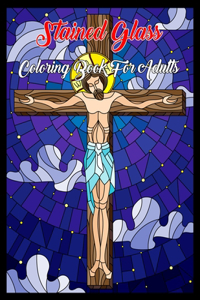 Stained Glass Coloring Book For Adults