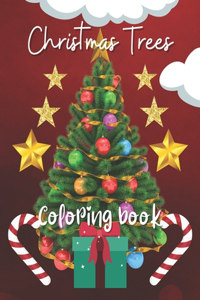 Christmas Trees Coloring Book