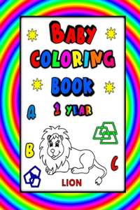 Baby Coloring Book 1 Year