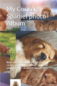 My Cocker Spaniel photo Album