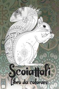 Scoiattoli - Libro da colorare