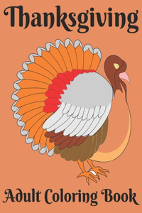 Thanksgiving Adult Coloring Book