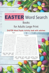 EASTER Word Search Books for Adults Large Print