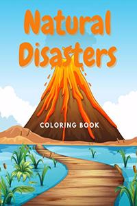 Natural Disasters Coloring Book