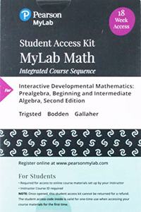 Mylab Math -- Student Access Kit -- For Interactive Developmental Mathematics