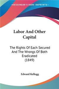 Labor And Other Capital