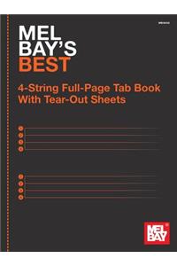 Mel Bay's Best 4-String Full-Page Tab Book
