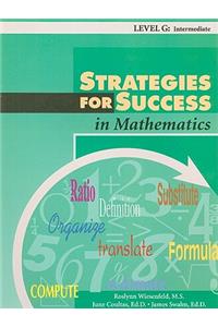 Strategies for Success in Mathematics, Level G