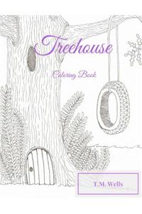 Treehouse Coloring Book