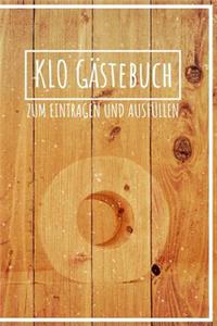 Klo Gästebuch Zum Eintragen Und Ausfüllen
