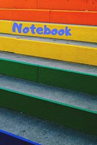 Notebook: Notebook / Diary With Colored Cover - Wide Ruled Line Paper