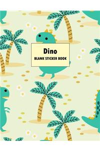Dino Blank Sticker Book