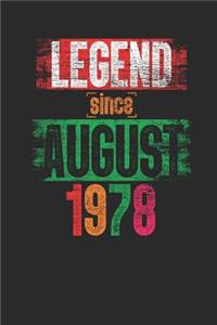 Legend Since August 1978