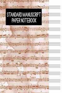 Standard Manuscript Paper Notebook