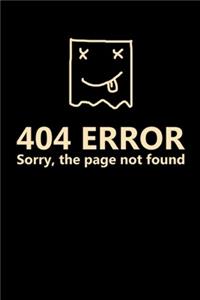 404 Error Sorry the Page Not Found