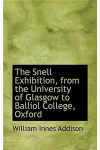 The Snell Exhibition, from the University of Glasgow to Balliol College, Oxford