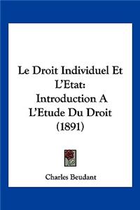 Droit Individuel Et L'Etat