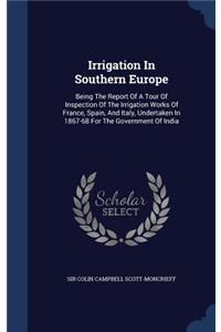 Irrigation In Southern Europe