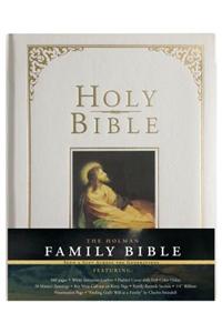 Holman KJV Family Bible, White Imitation Leather