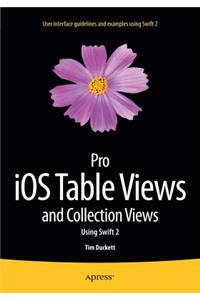 Pro IOS Table Views and Collection Views