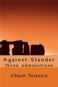 Against Slander