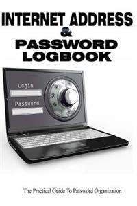 Internet Address and Password Logbook