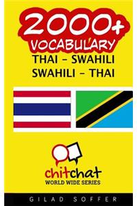 2000+ Thai - Swahili Swahili - Thai Vocabulary