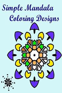 Simple Mandala Coloring Designs