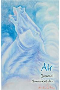AIR (Elements Collection) - Horse Art Collection Notebook/Journal - lined pages