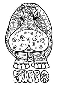 Hippo - A Color Your Cover Journal