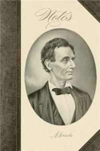 Journal Notes President Abraham Lincoln Sketch Illustration