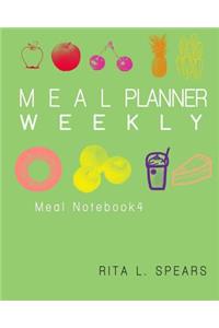 MEAL PLANNER WEEKLY Meal NOTEBOOK4