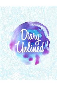 Diary Unlined