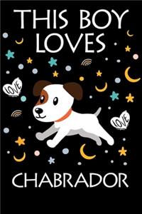 This Boy Loves Chabrador Notebook