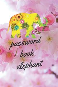 PASSWORD BOOK Elephant