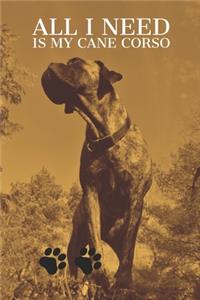 All I need is my Cane Corso