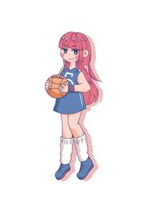 Funny Basketball Girl Notebook