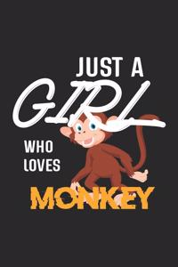 Just A Girl Who Loves Monkey
