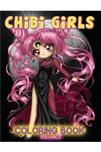 Chibi Girls Coloring Book