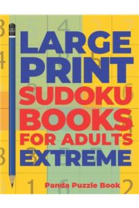 Large Print Sudoku Books For Adults Extreme